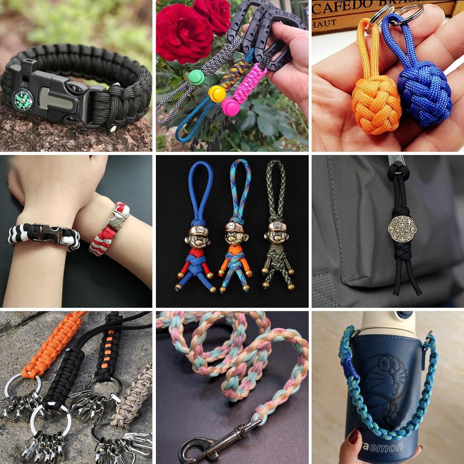 Kit Paracord 550 CONEHOY 85 Pcs 3,05 m Cuerda Nylon