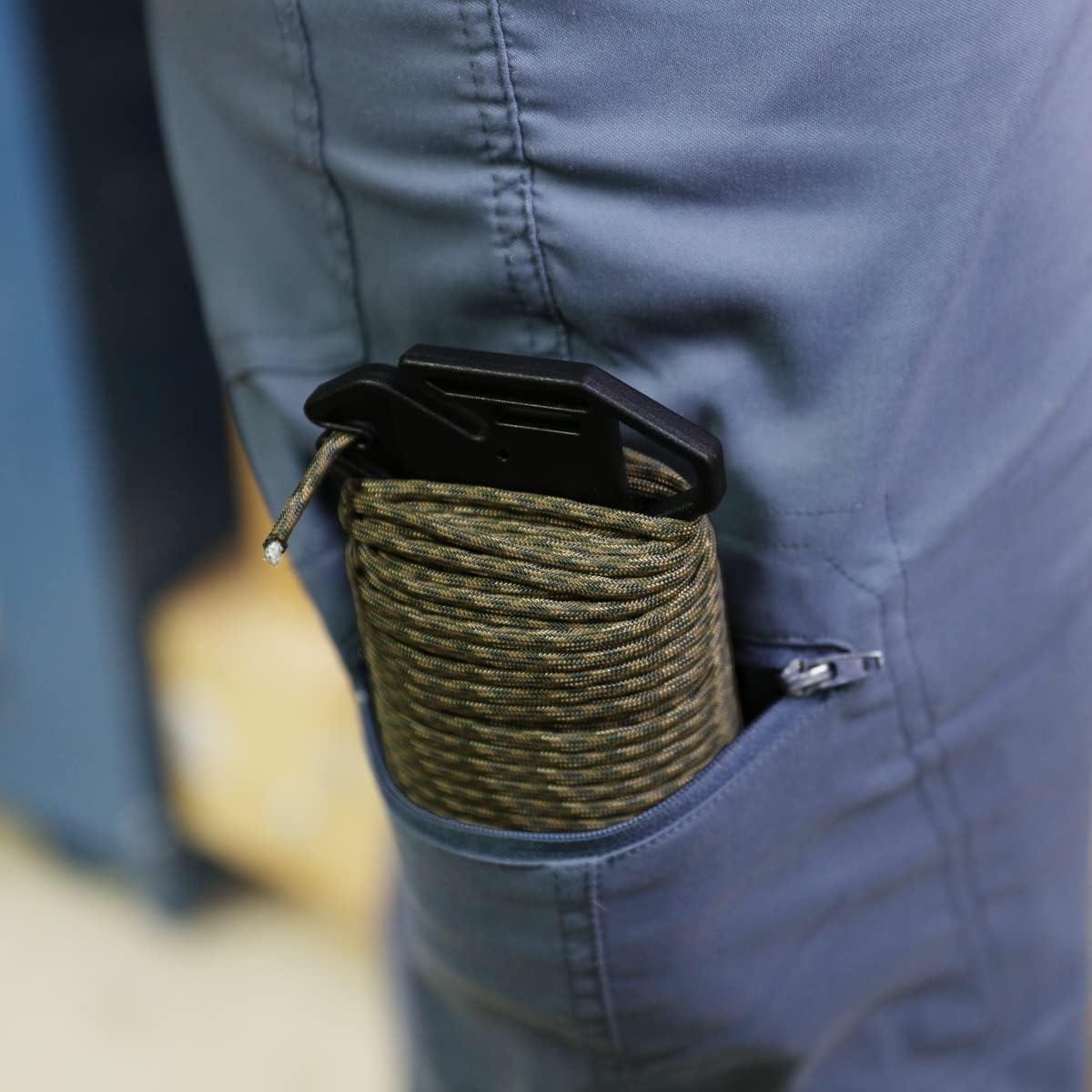 Cuerda Paracord 550 Atwood 30,48m con Cuchilla y Accesorios