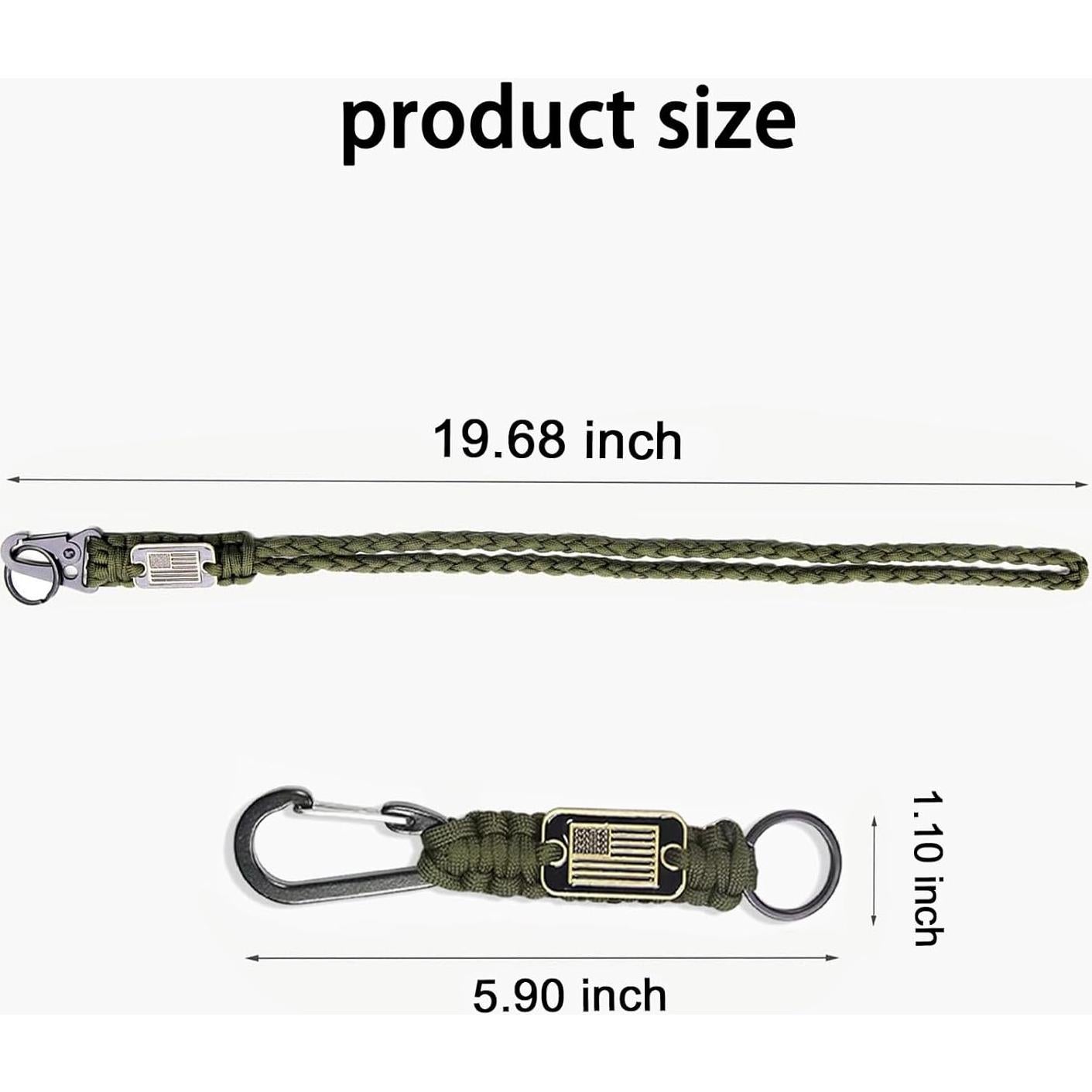 6 Cuerdas de Paracord SVICCOOKQ con Bandera Americana 230g