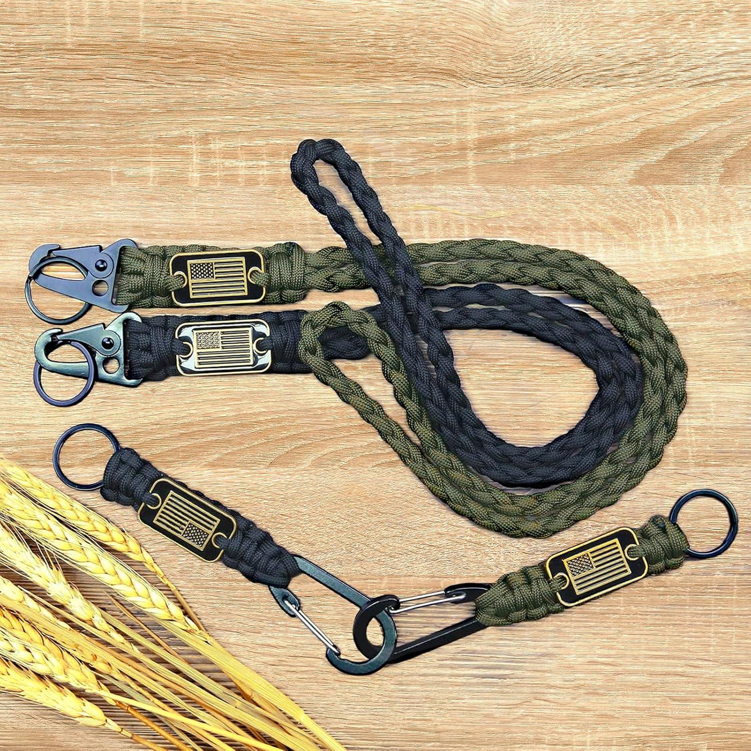 6 Cuerdas de Paracord SVICCOOKQ con Bandera Americana 230g