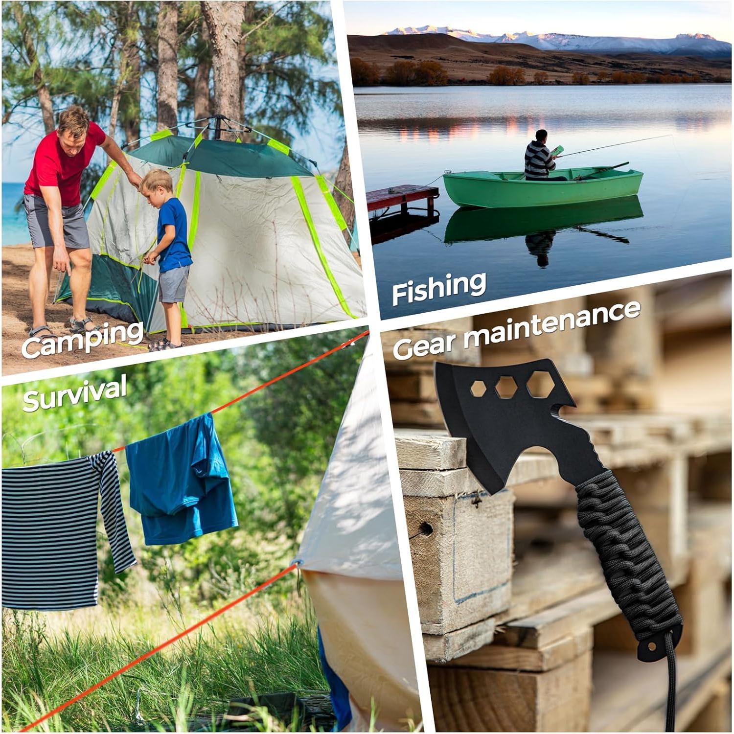 1200lb Paracord Rope, 4.4mm 15 Triple Strands Paracord, Heavy Duty Tactical Parachute Cord for Survival Gear, Camping, Hiking, and Ideal for Bracelets, Lanyards, Type III