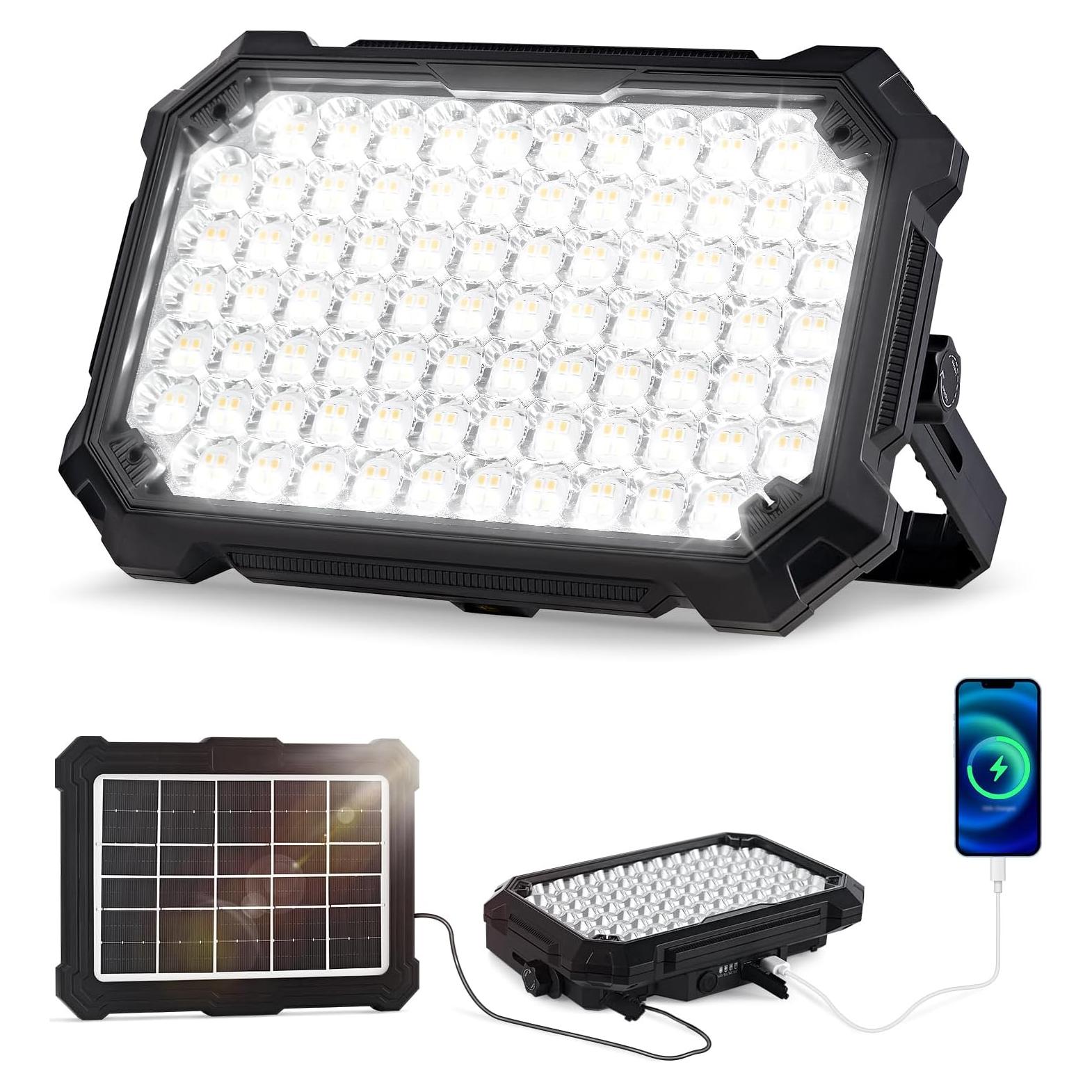 Luz de Trabajo Solar Recargable Berzfasa BZ-D3 8000LM IP67