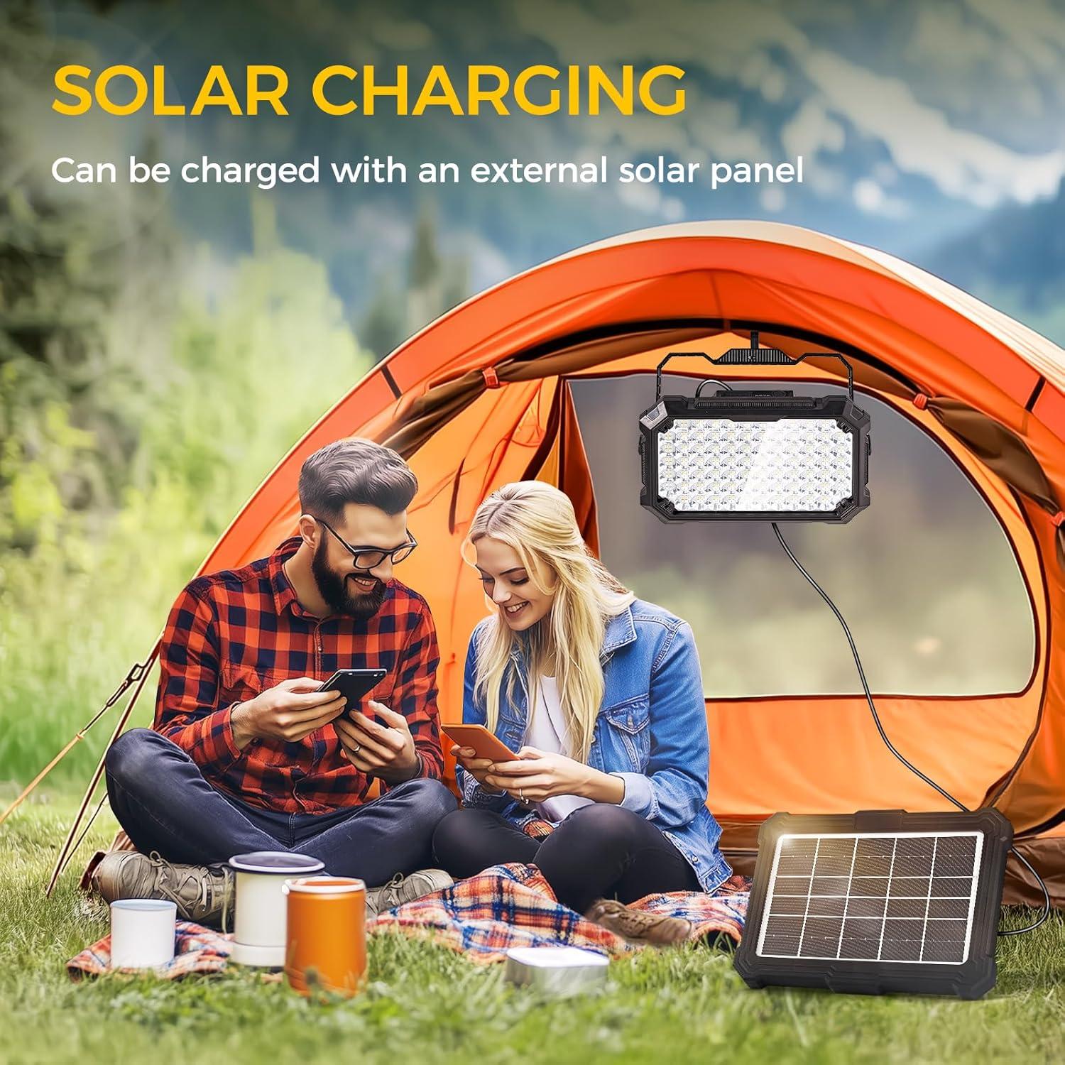 Luz de Trabajo Solar Recargable Berzfasa BZ-D3 8000LM IP67