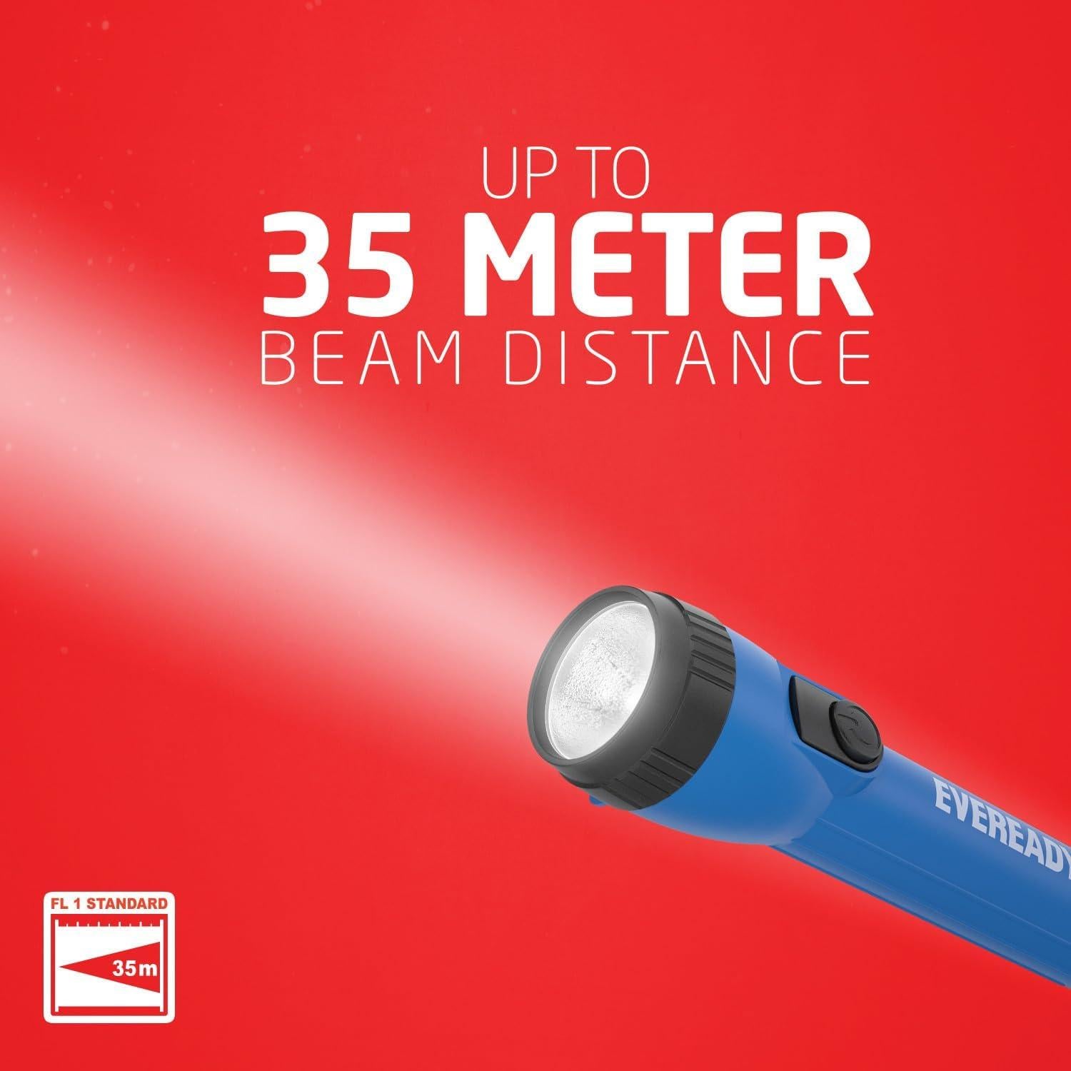 Linterna LED Eveready 4-Pack con Baterías AA Incluidas