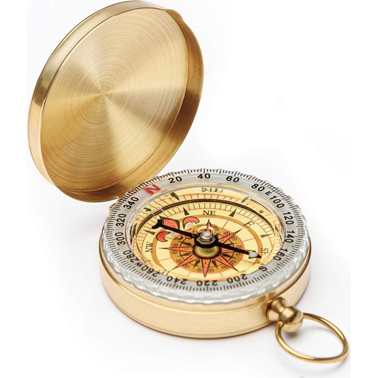 Brújula de Supervivencia JSD Metal Compacta para Camping