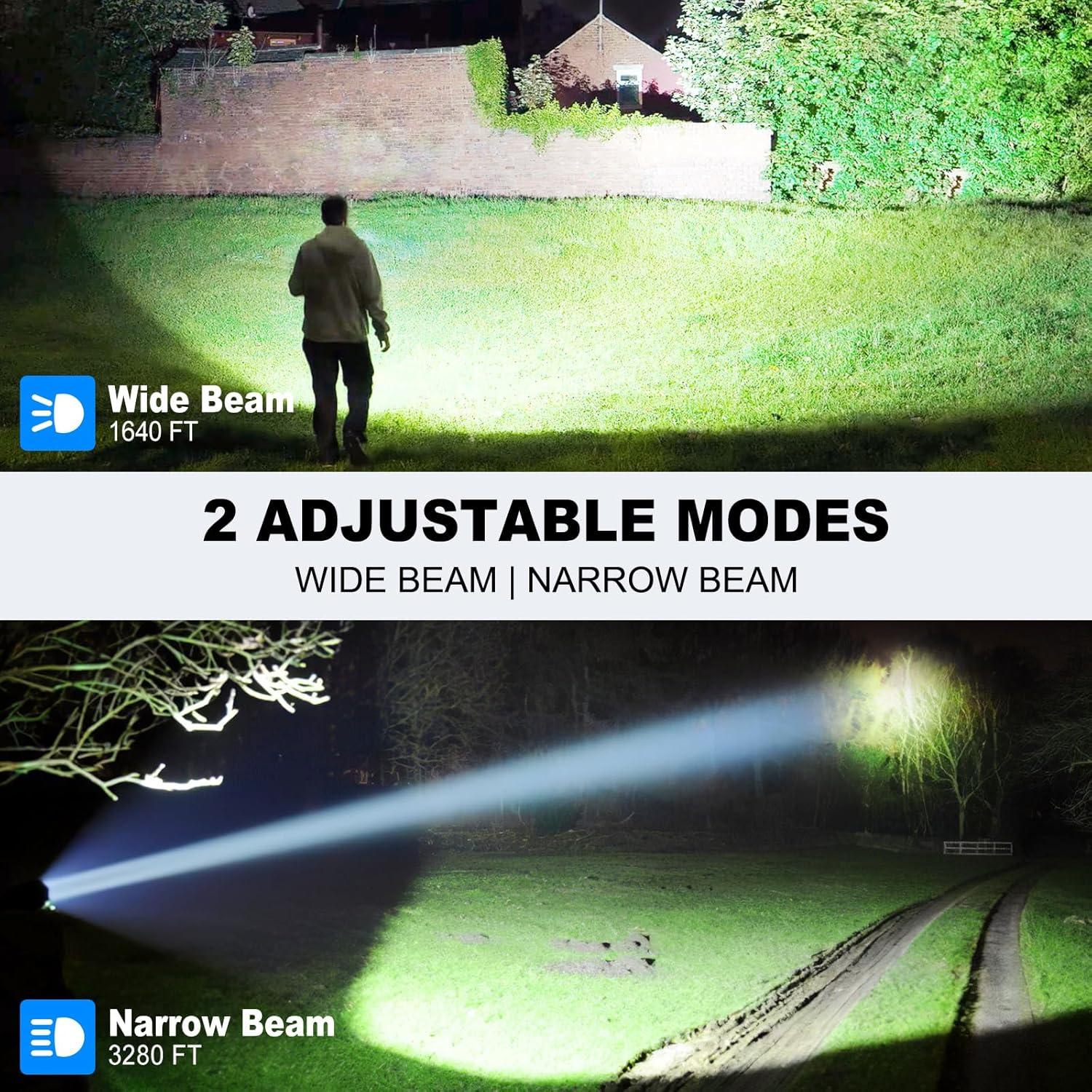 Linterna Recargable GDPLUS P50-5, 990000 Lúmenes, 5 Modos