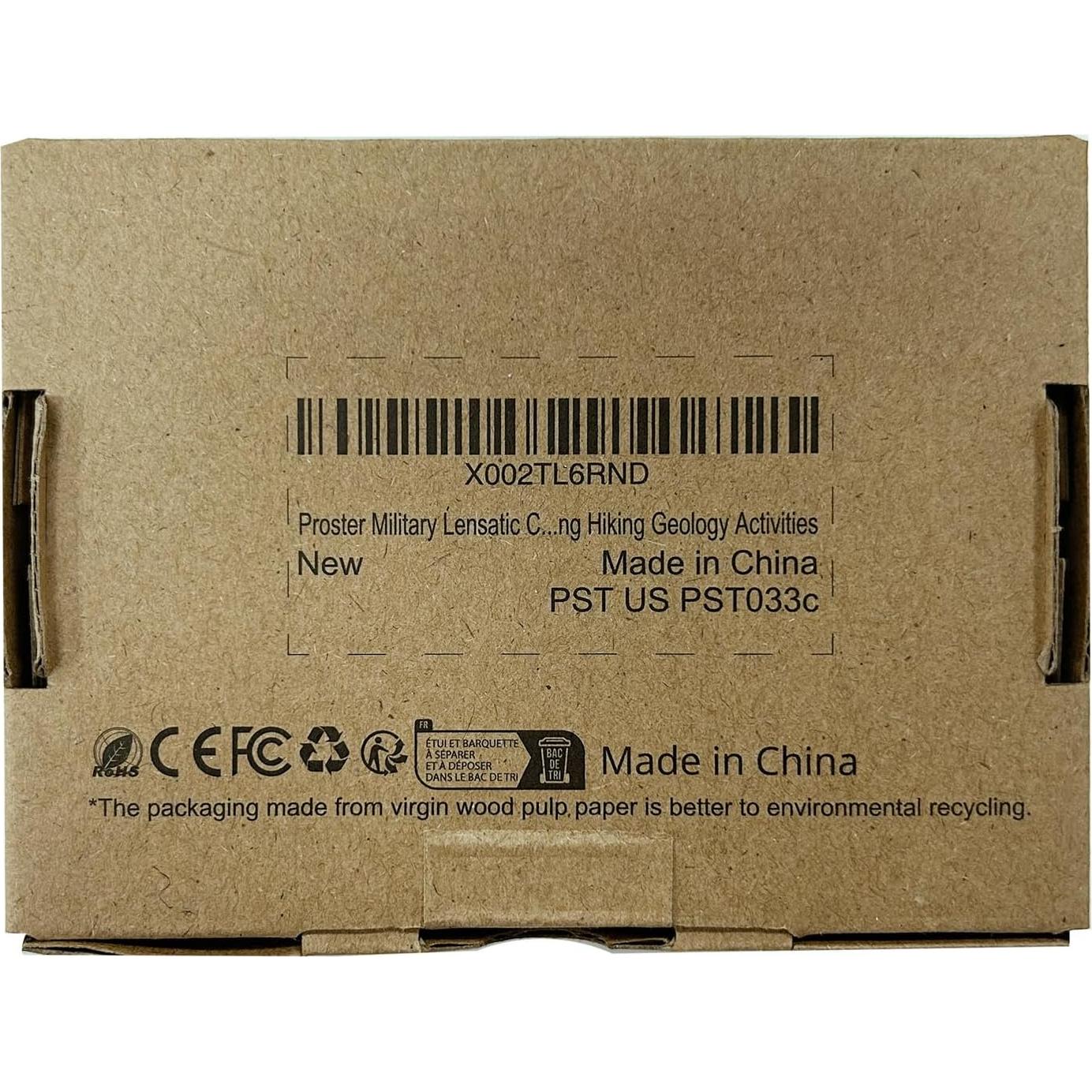 Brújula Proster PST250 con Clinómetro para Camping y Senderismo