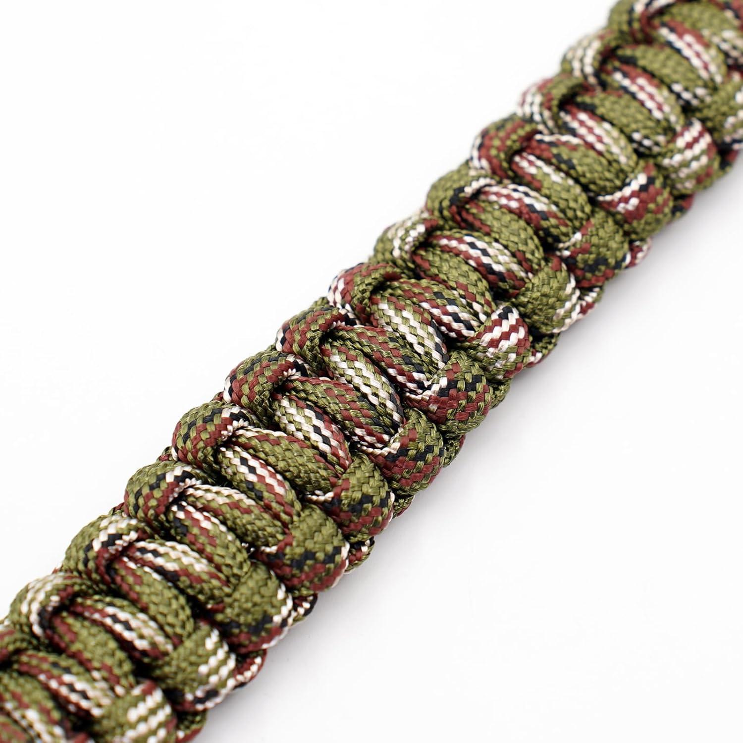 Paquete de 8 Pulseras de Supervivencia RLXMARTD con Silbato