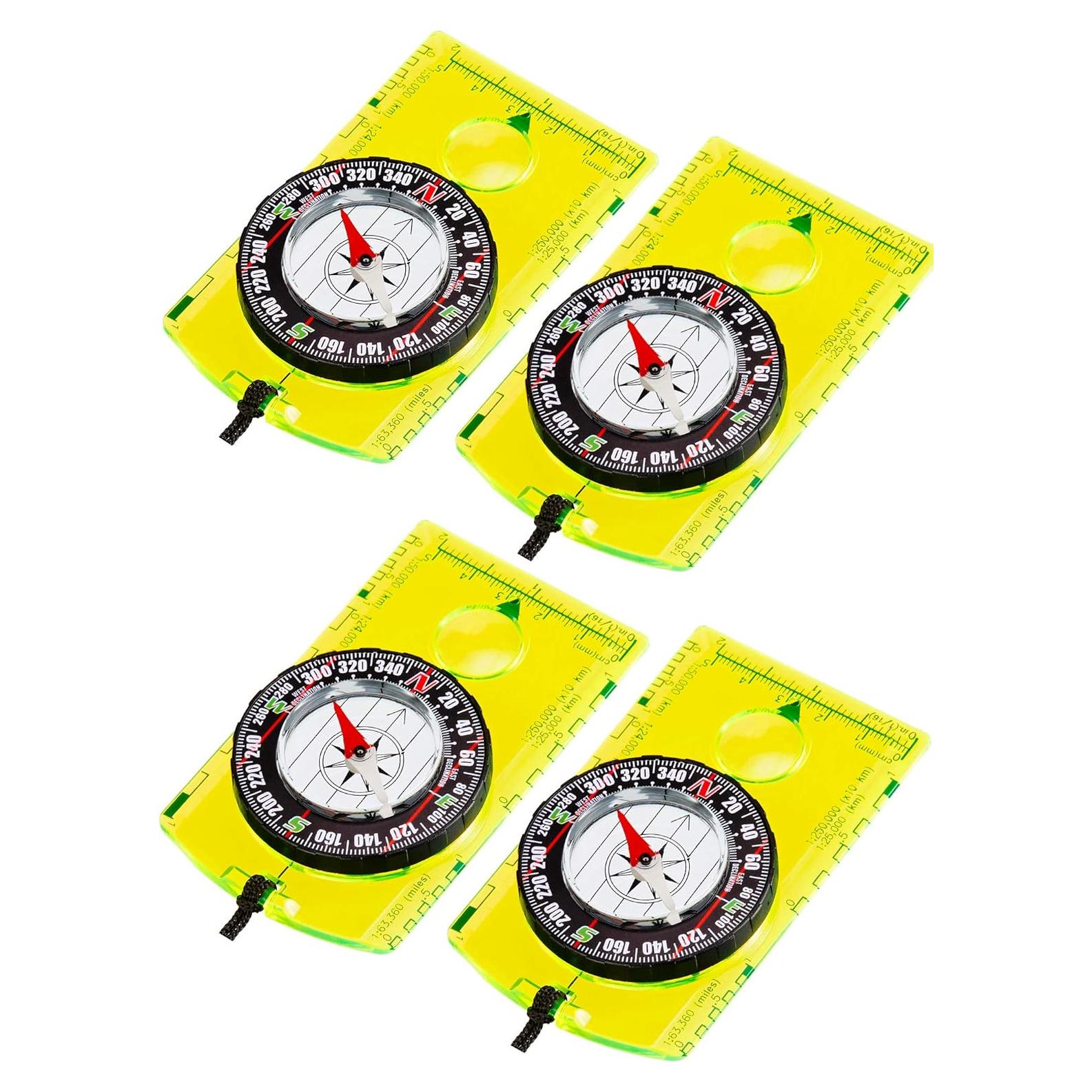 4 Brújulas Gejoy para Senderismo y Camping Niños