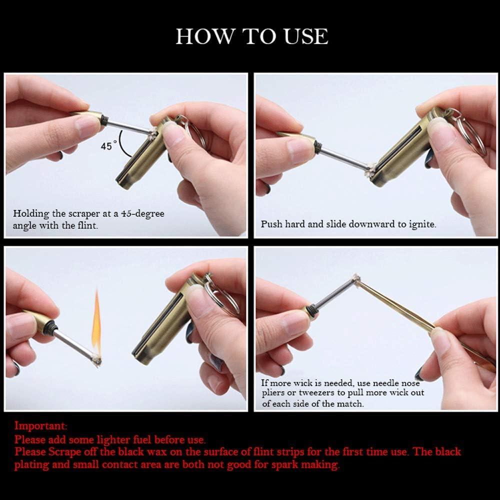 Encendedor Permanente BIASTNR de Metal 9x1.5cm para Camping