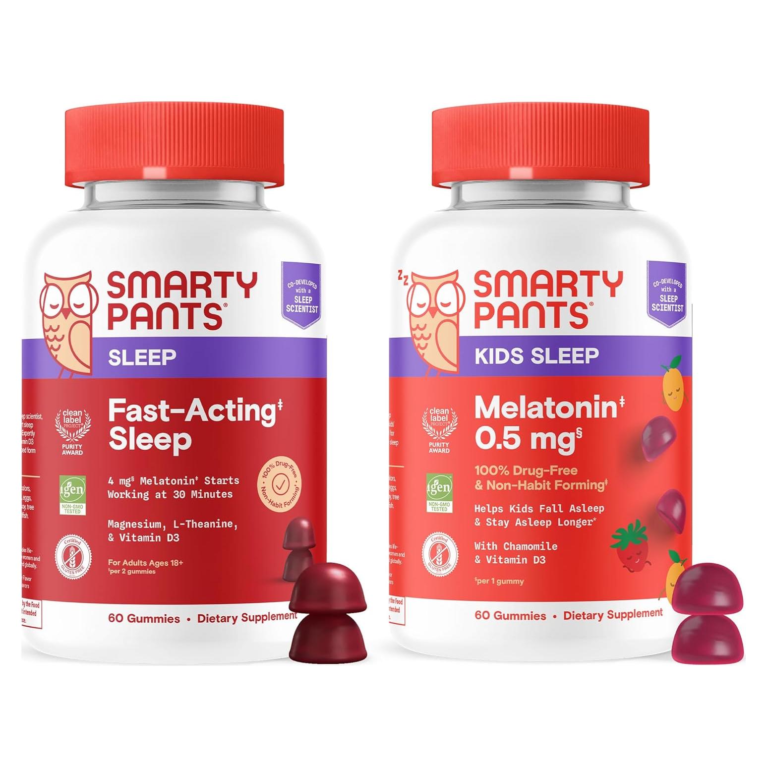 SmartyPants Gominolas para Sueño Familiar - 60 Unidades