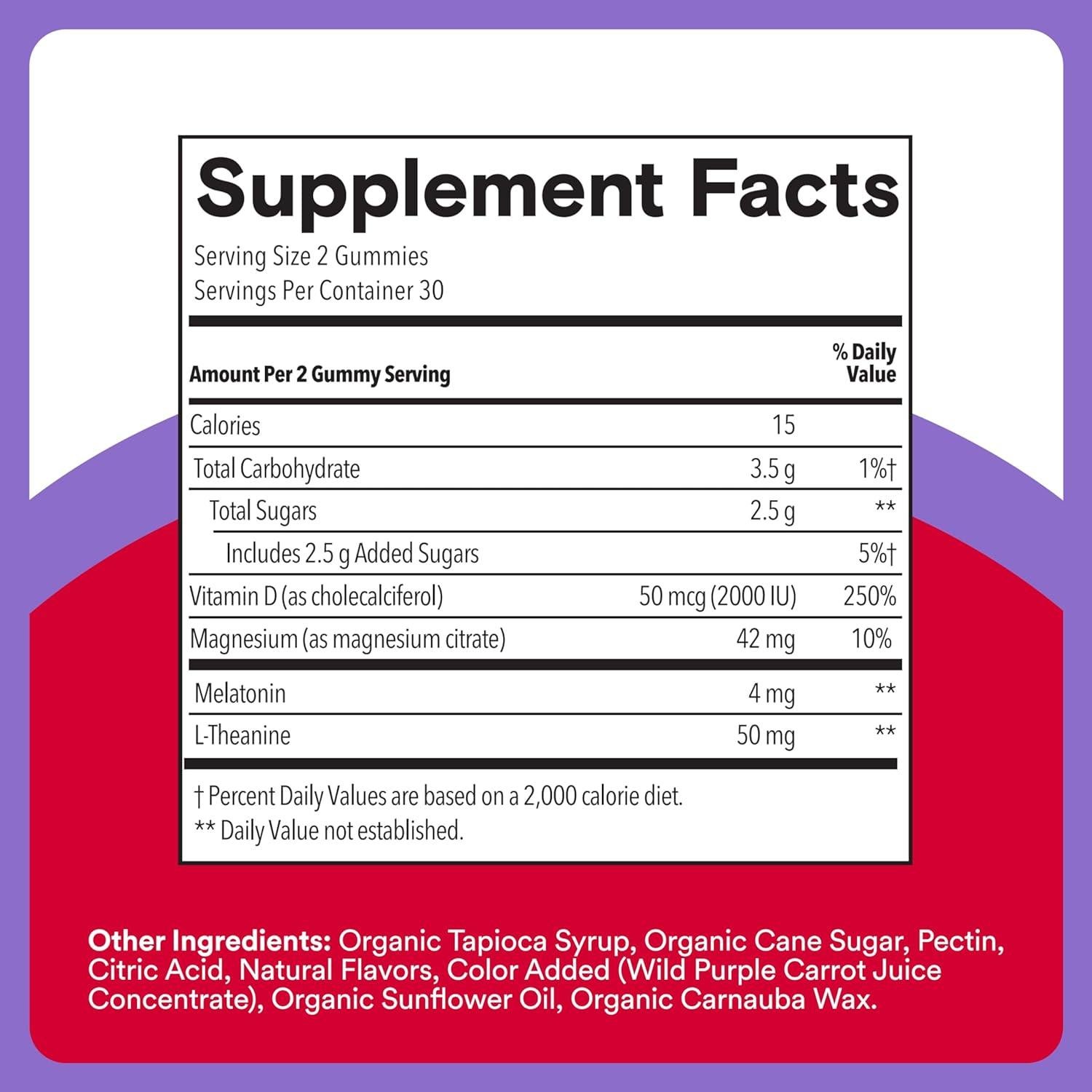 SmartyPants Gominolas para Sueño Familiar - 60 Unidades