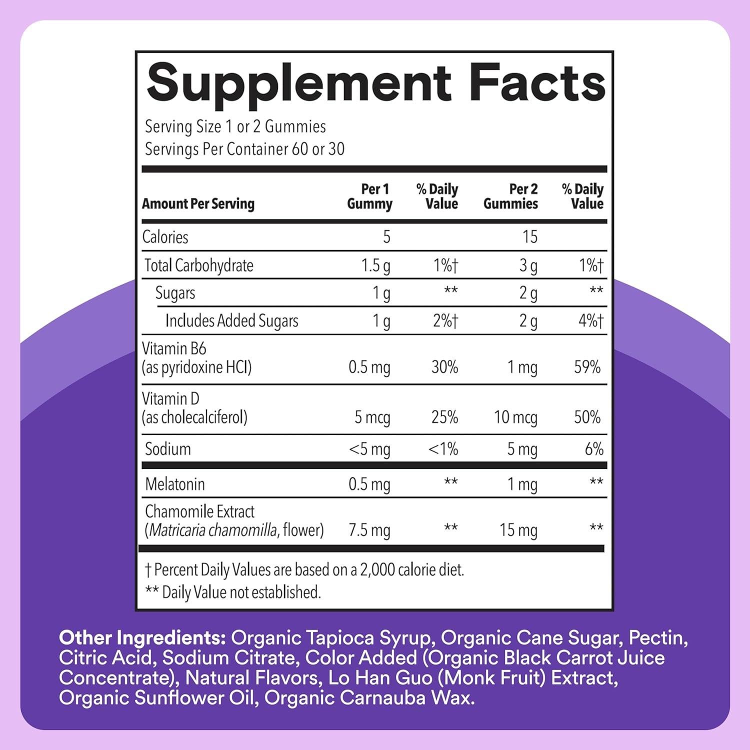 SmartyPants Gominolas para Sueño Familiar - 60 Unidades