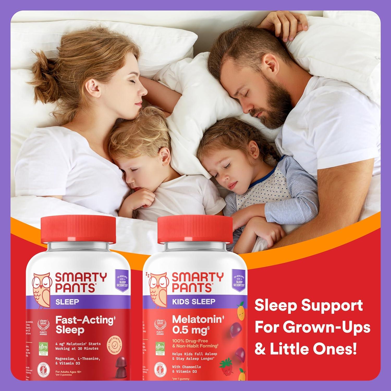 SmartyPants Gominolas para Sueño Familiar - 60 Unidades
