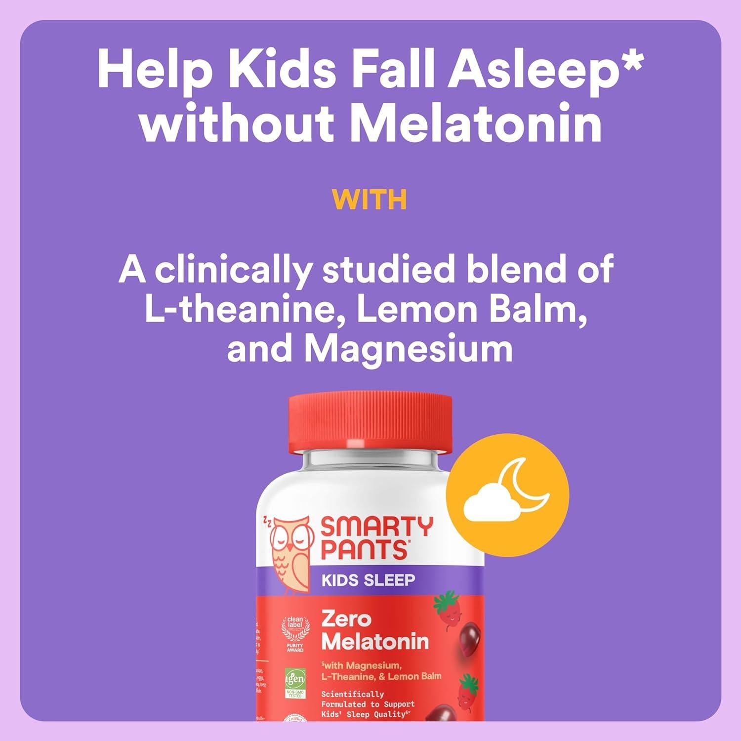 Paquete de Bienestar Diario y Nocturno SmartyPants Kids 60 Gominolas