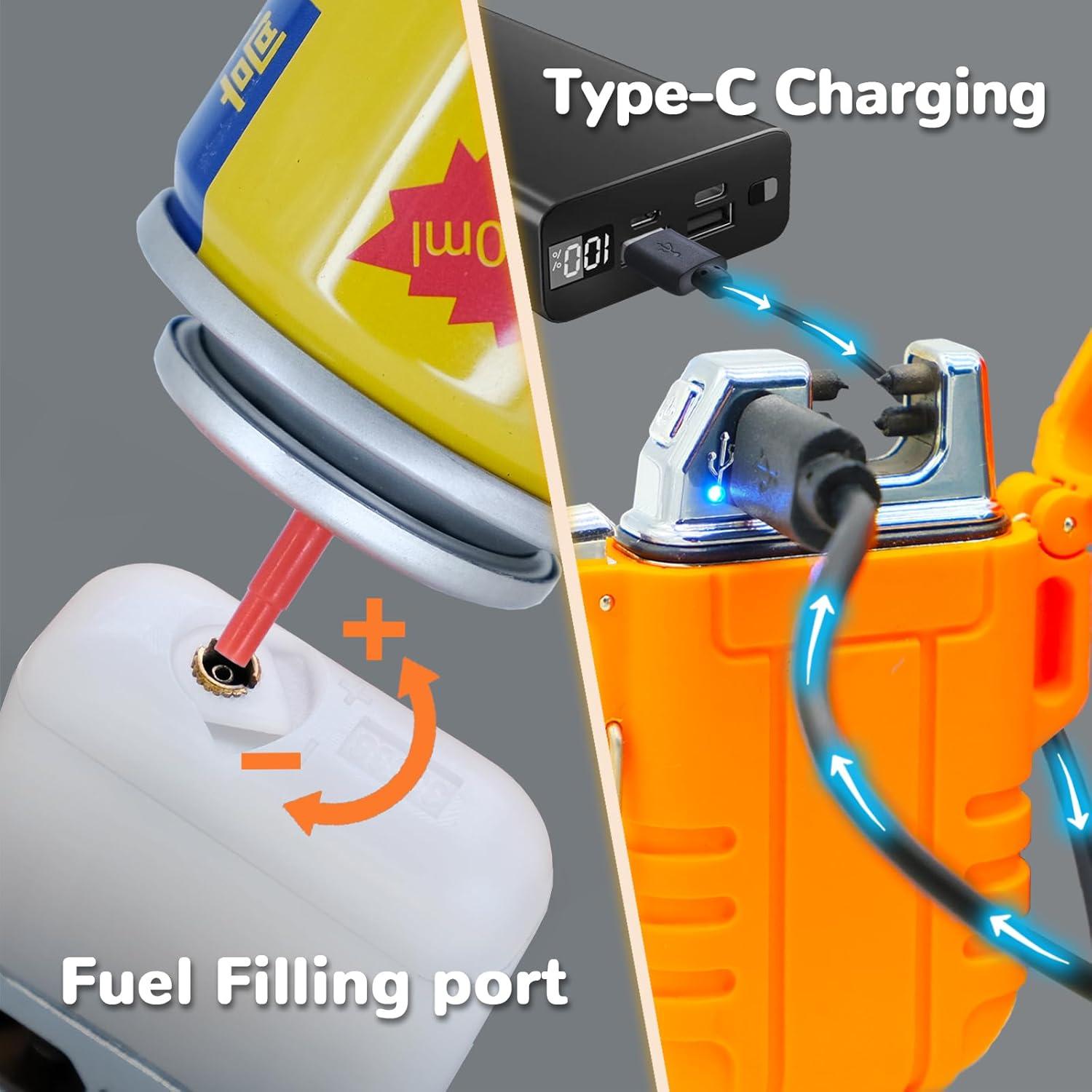 Paquete de 3 Encendedores Laffizz Impermeables y Recargables