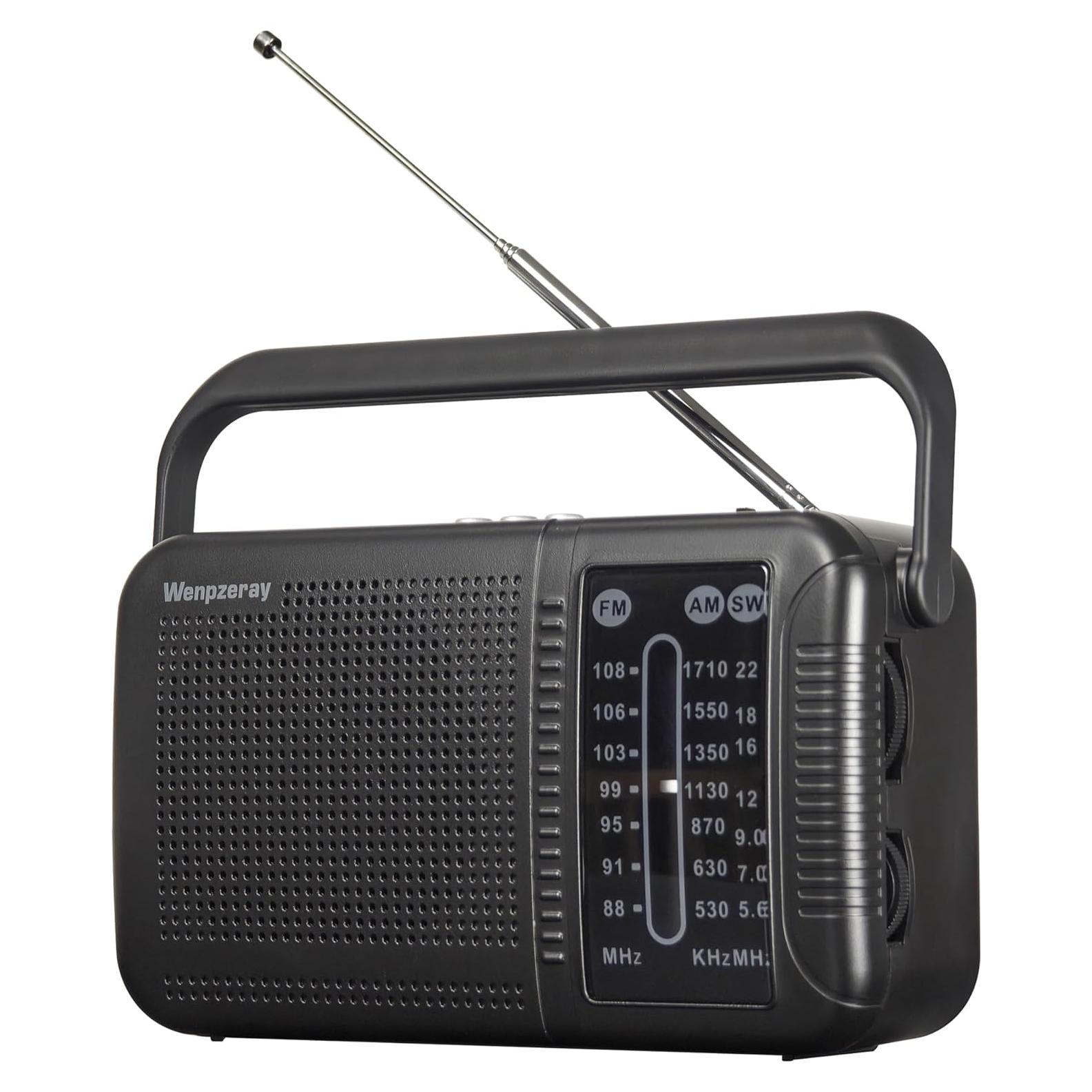 Radio Retro AM FM Bluetooth Wenpzeray D219 Compacta 3 Bandas