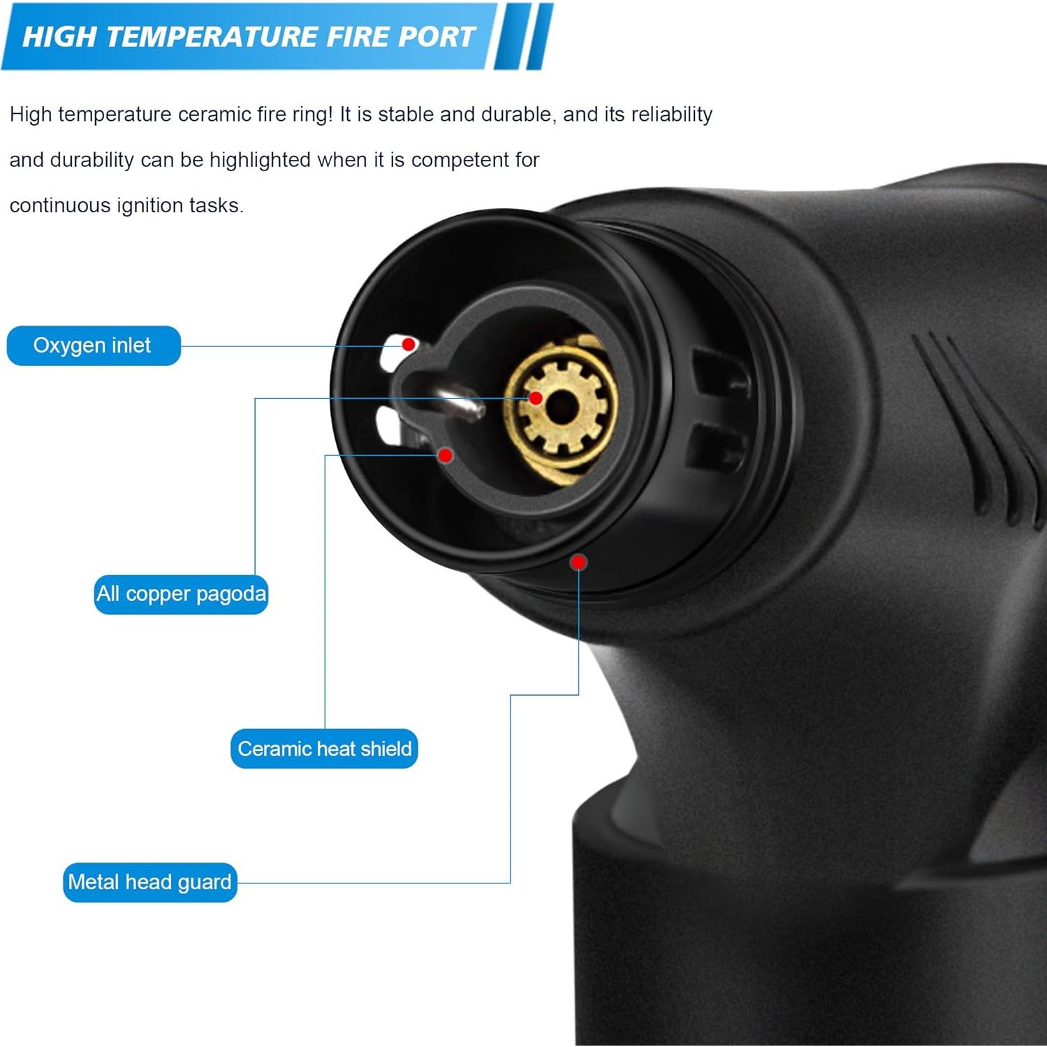 Paquete de 4 encendedores Samniu antorcha recargables