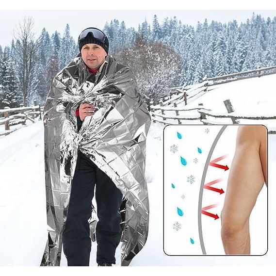 Mantitas Térmicas Mylar QIO CHUANG - Kit de 4 Unidades