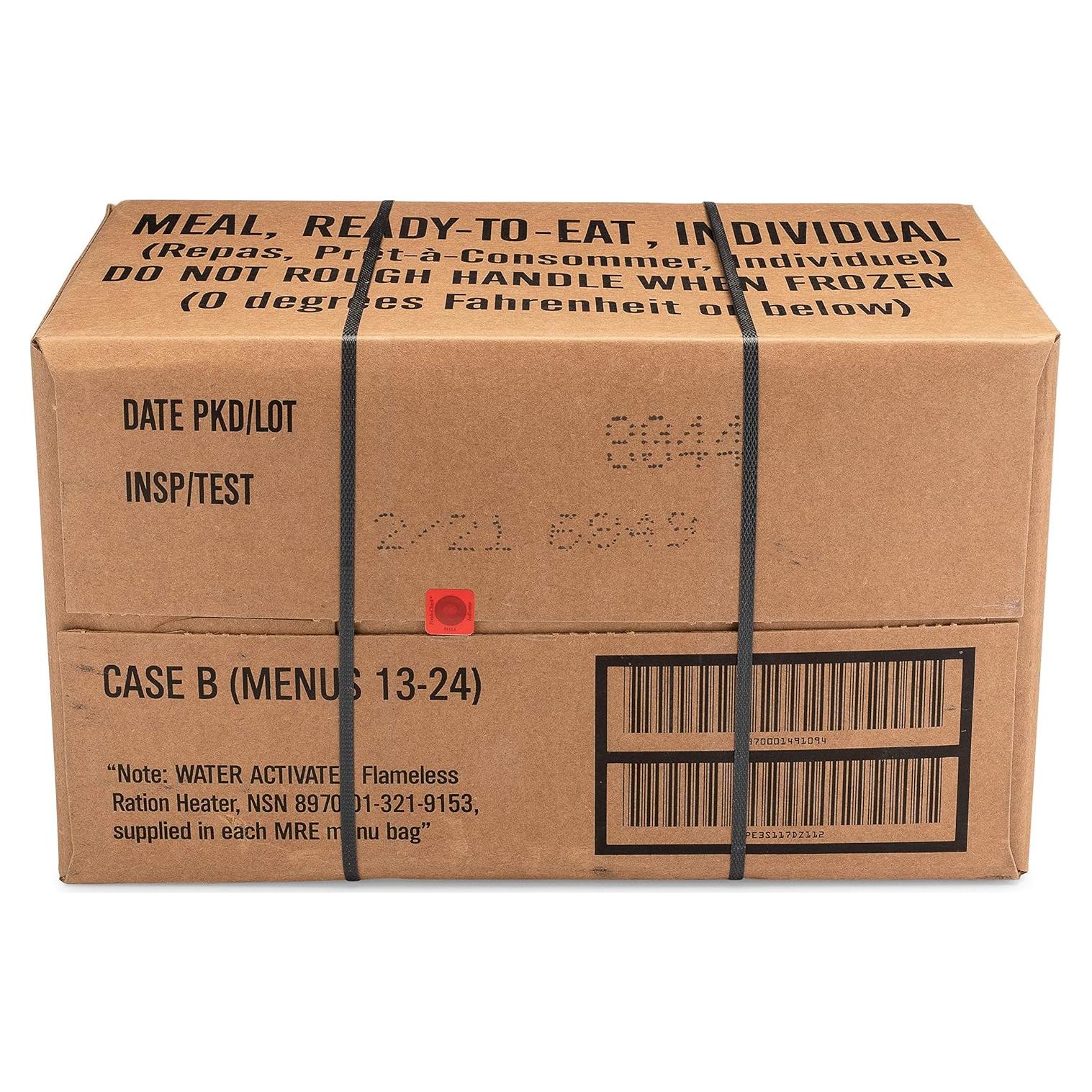 Kit de Alimentos de Emergencia Ammo Can Man - 12 Comidas