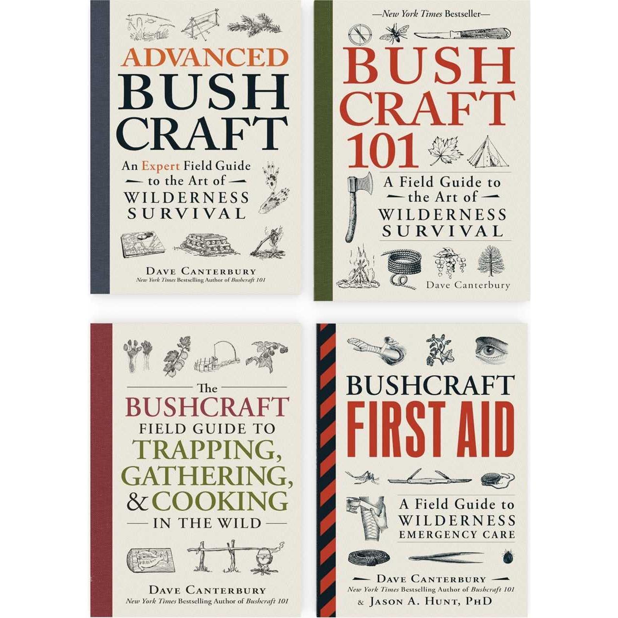 The Bushcraft Boxed Set: Bushcraft 101; Advanced Bushcraft; The Bushcraft Field Guide to Trapping, Gathering, & Cooking in the Wild; Bushcraft First Aid (Bushcraft Survival Skills Series)