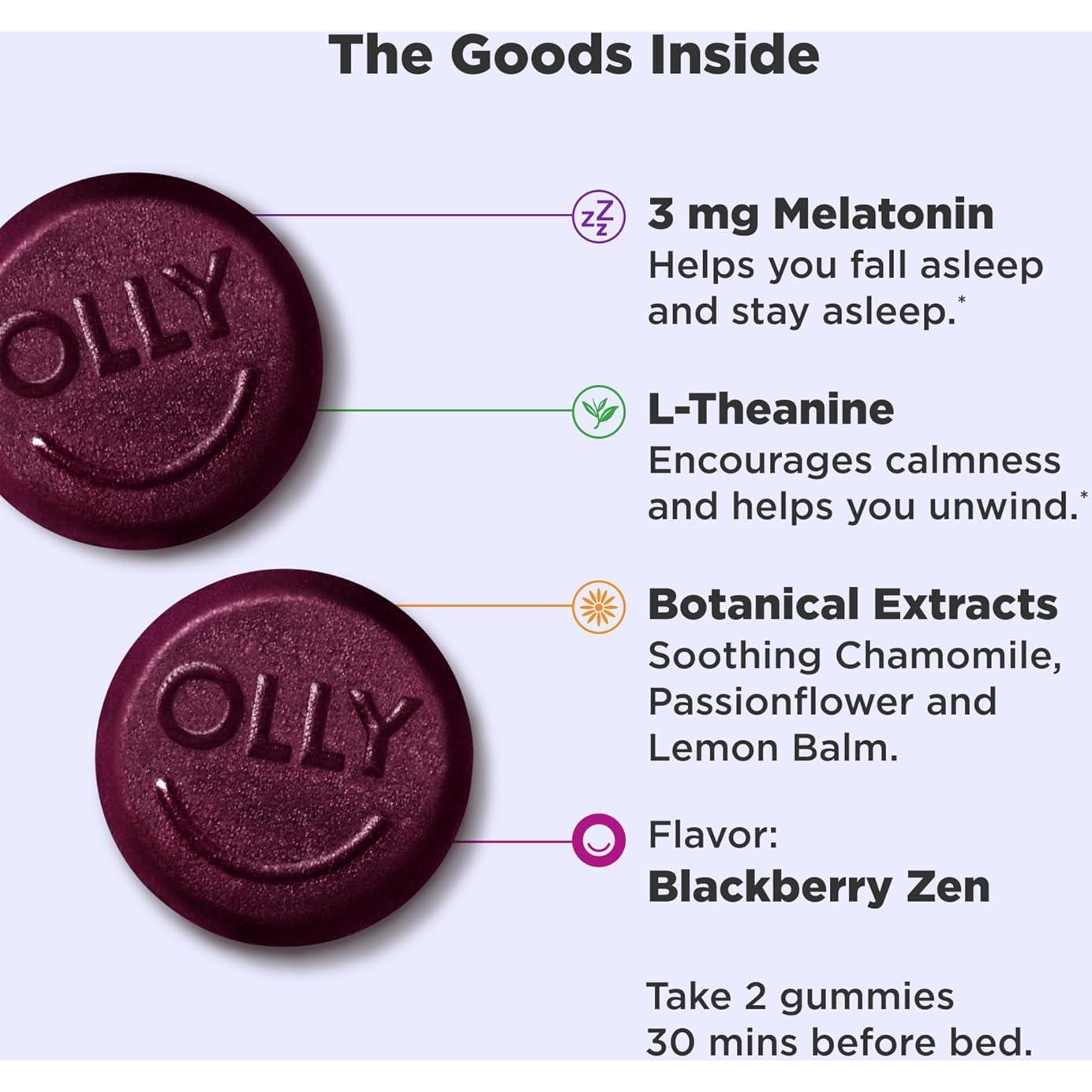 OLLY Gummy Inmunidad y Sueño 45 Gomas + 50 Gomas