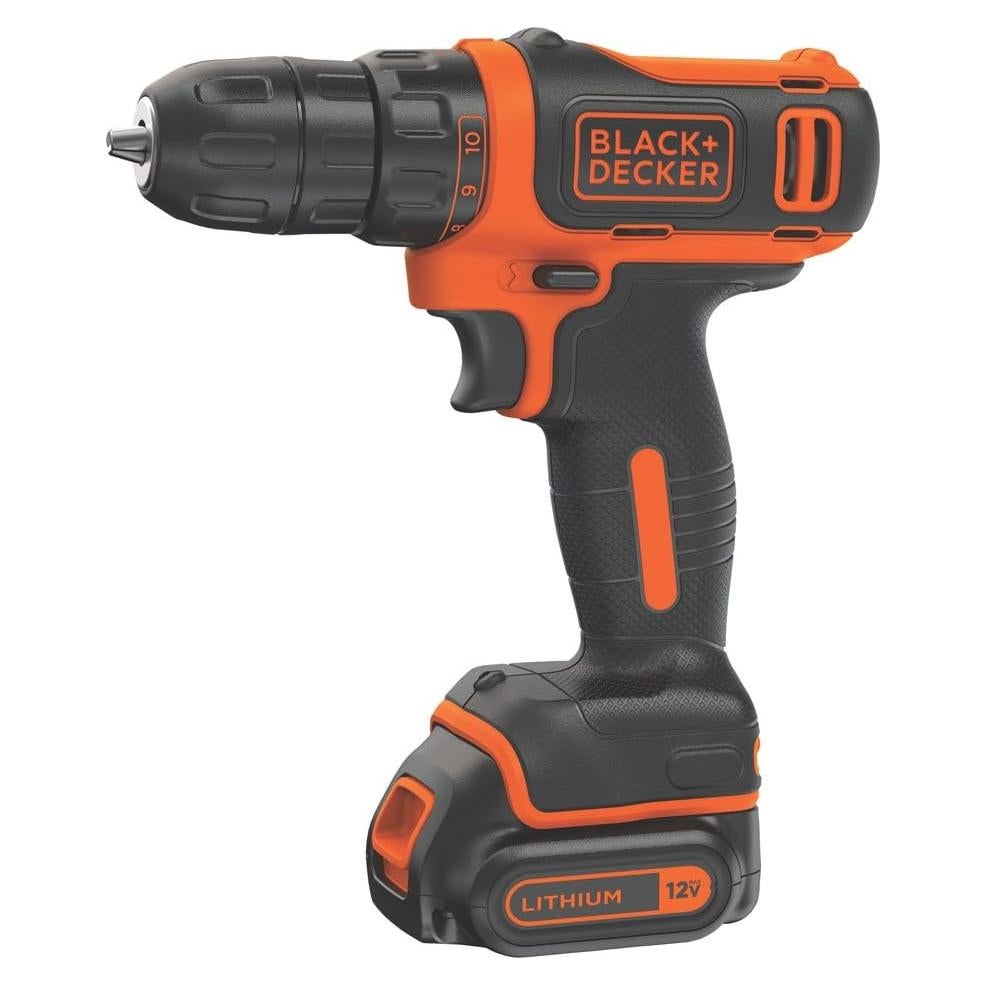 Taladro Inalámbrico BLACK+DECKER 12V MAX con Batería