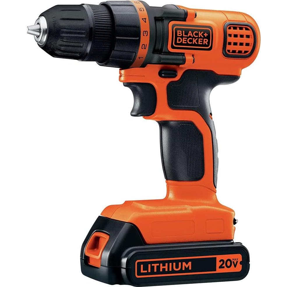 Taladro Inalámbrico BLACK+DECKER 20V MAX + Destornillador