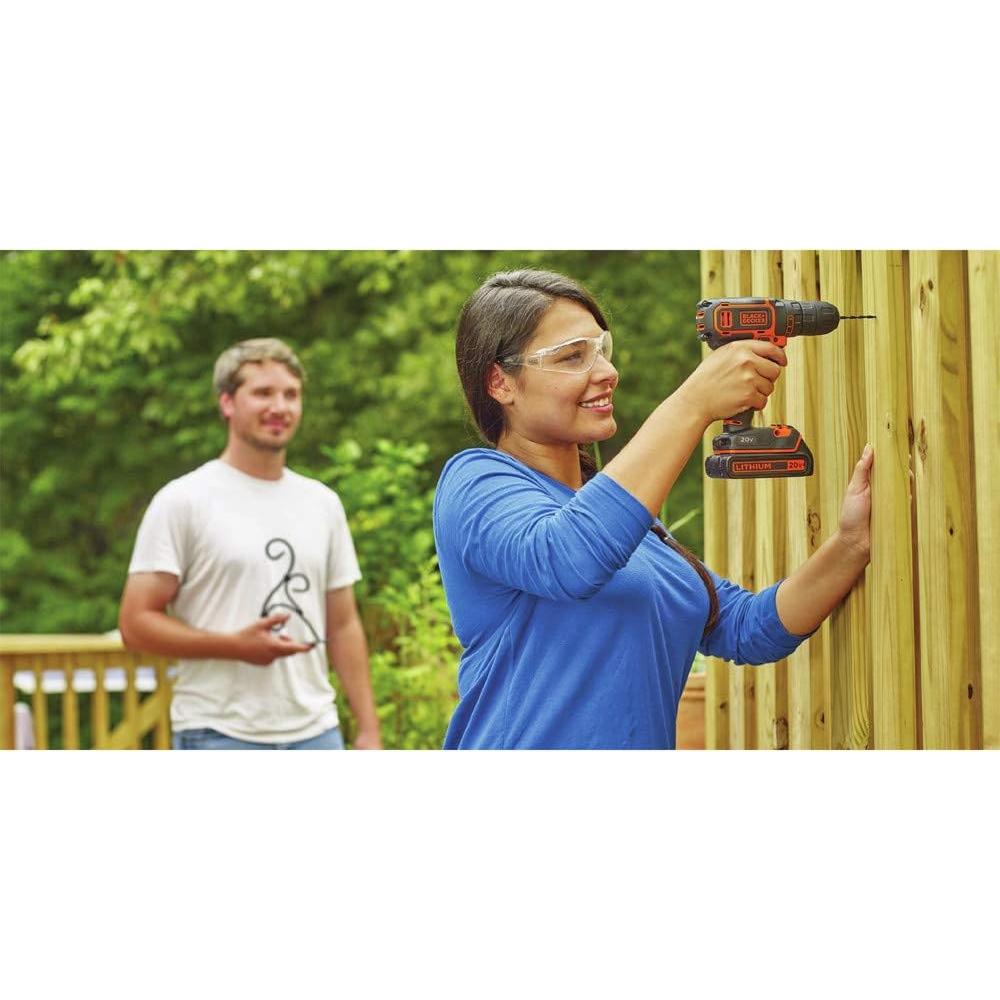 Taladro Inalámbrico BLACK+DECKER 20V MAX con Batería