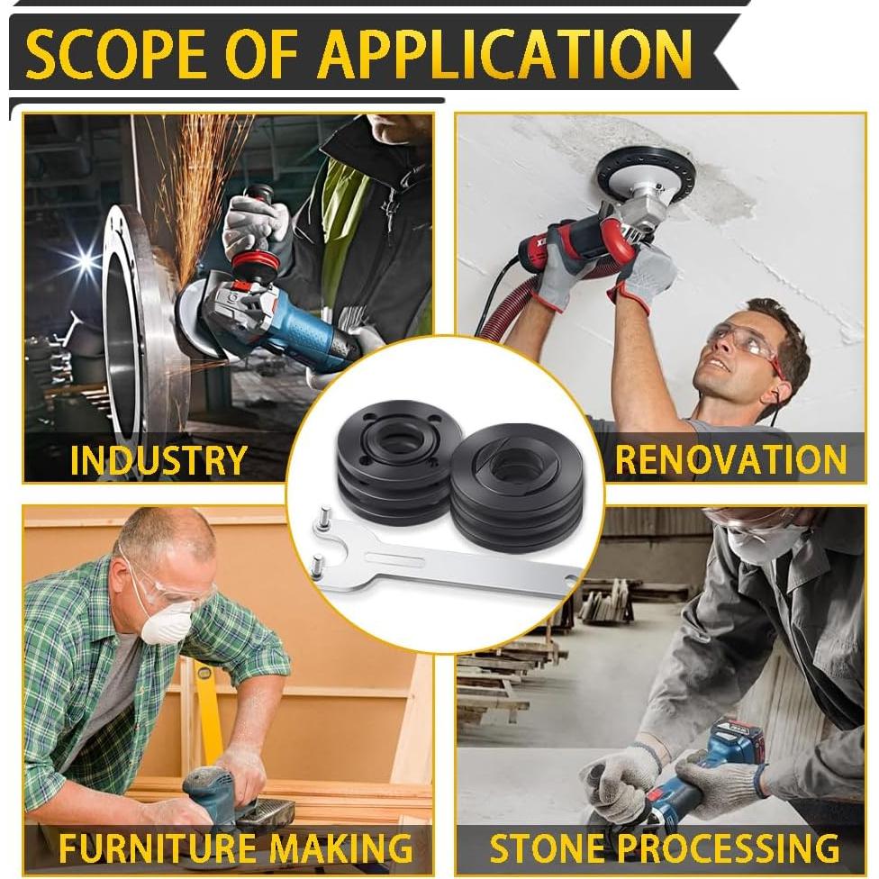 Juego de 7 Piezas Llave y Tuercas Amoladora Tiosamd