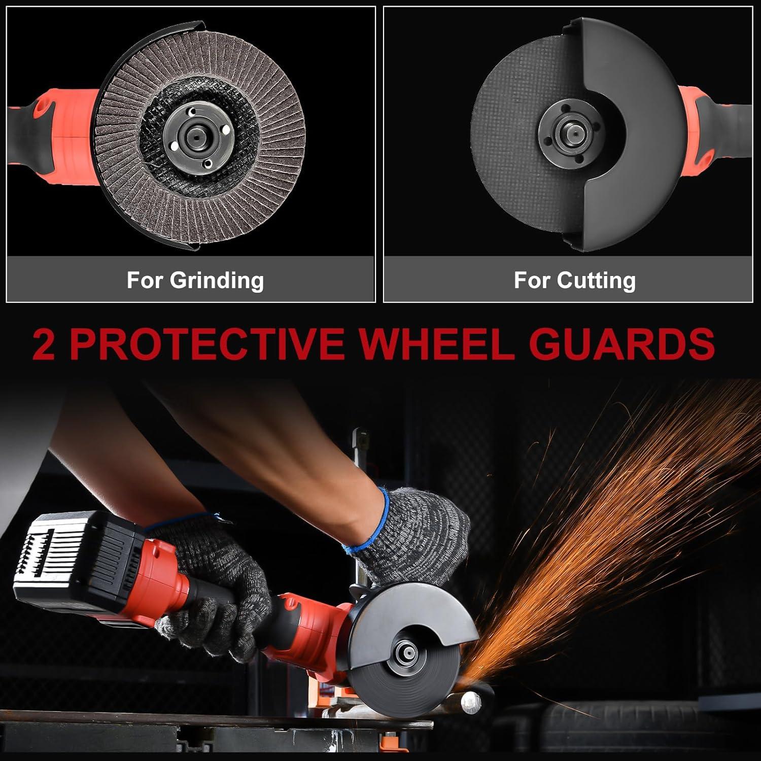 Amoladora Angular AOBEN 21V Inalámbrica 4.81kg 9500 RPM