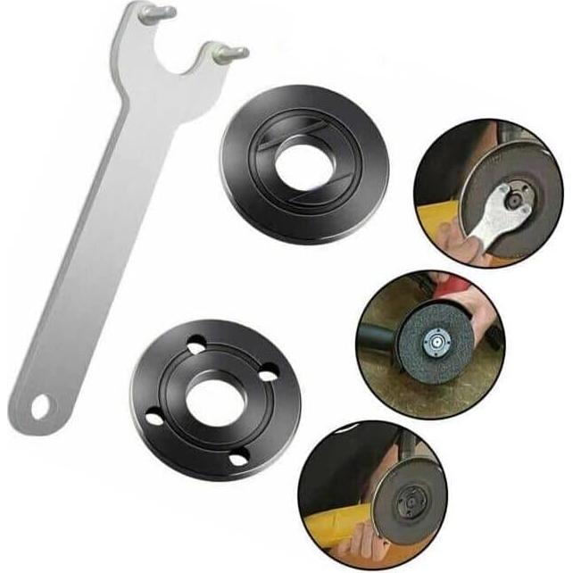 Llave de Flange Hozzwhoo para Grinder 14 cm 4 Tuercas