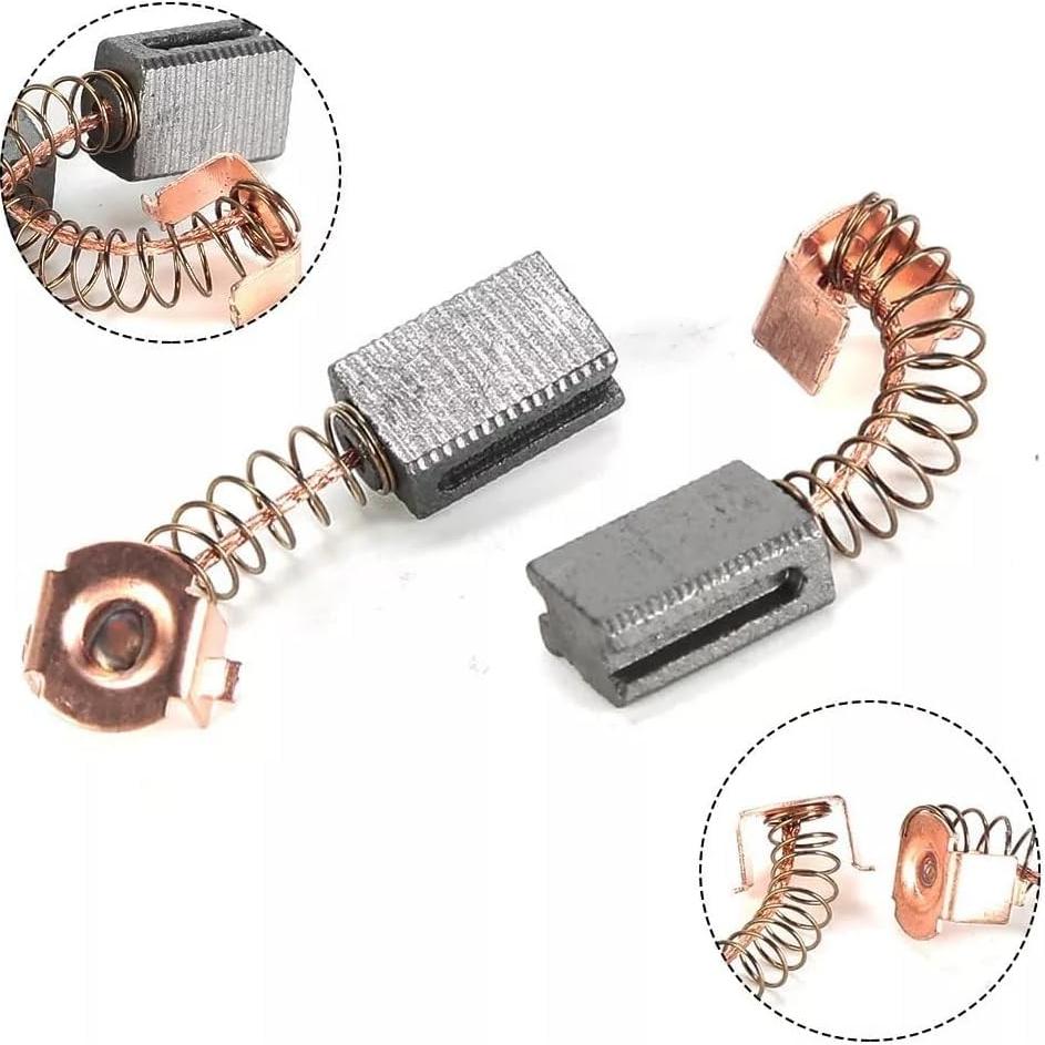 4 Pack G720 Carbon Brushes (5x8x12mm), Replacement Carbon Brushes for Black & Decker G720 G720-B3 G720K-B3 GR750K PF600-B3 Angle Grinder