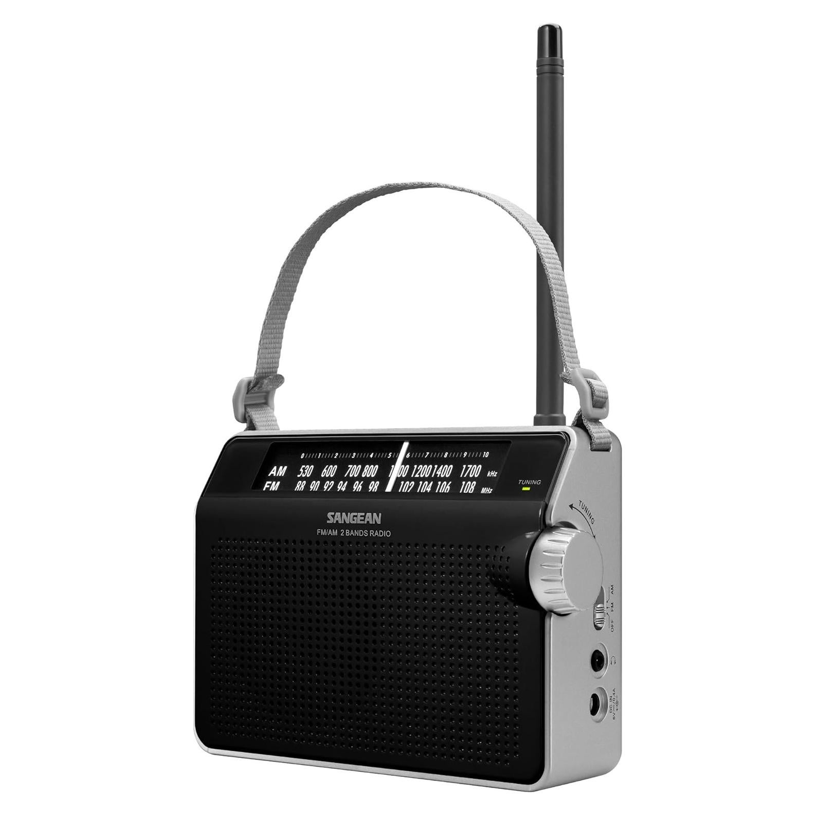 Radio portátil Sangean PR-D6 AM/FM Compacta Negra