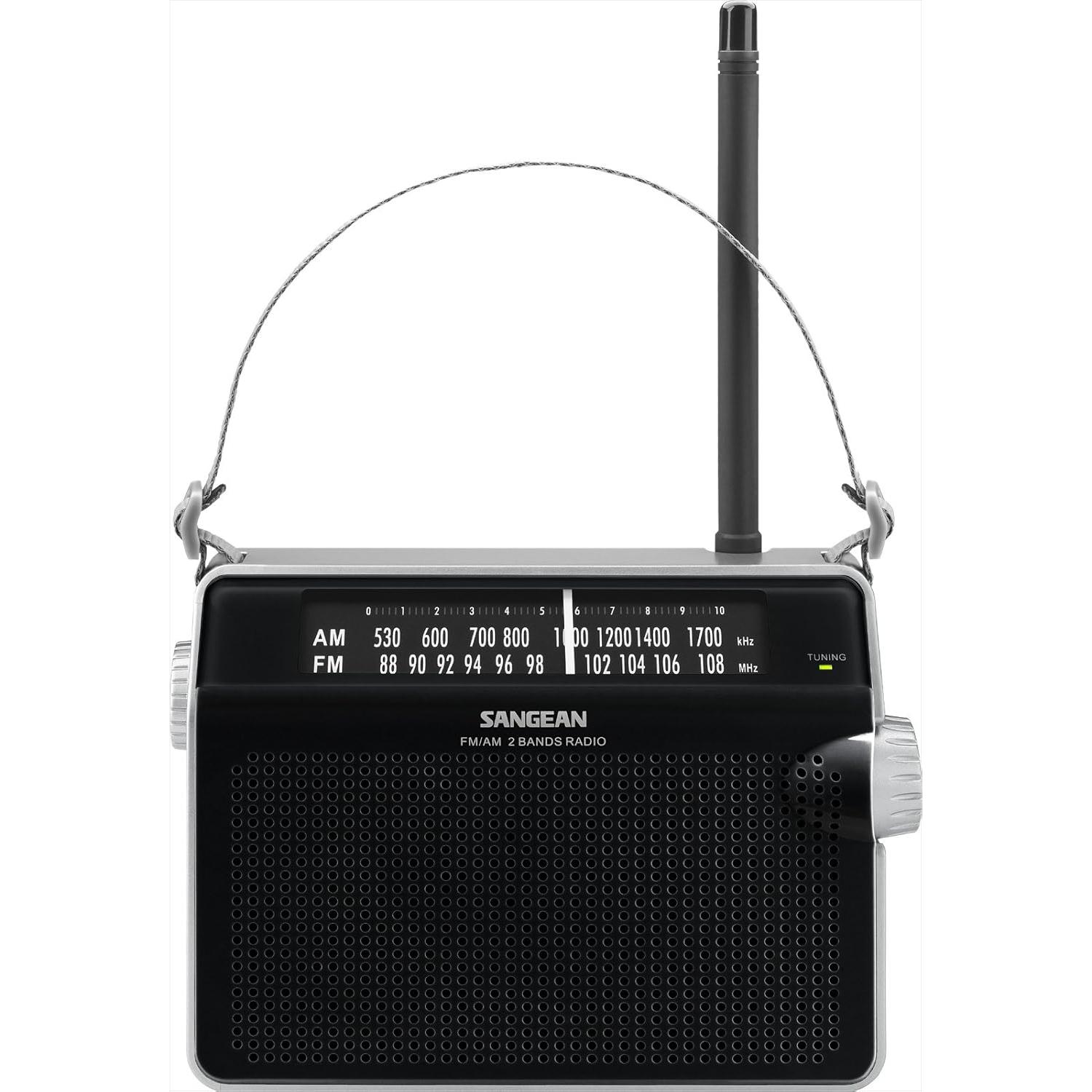 Radio portátil Sangean PR-D6 AM/FM Compacta Negra
