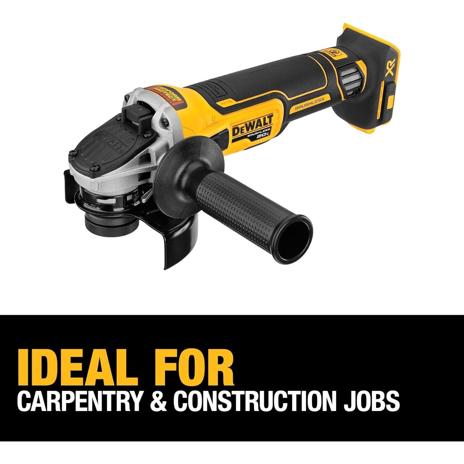 Amoladora Angular DEWALT 20V MAX DCG405B 4.5" con Freno