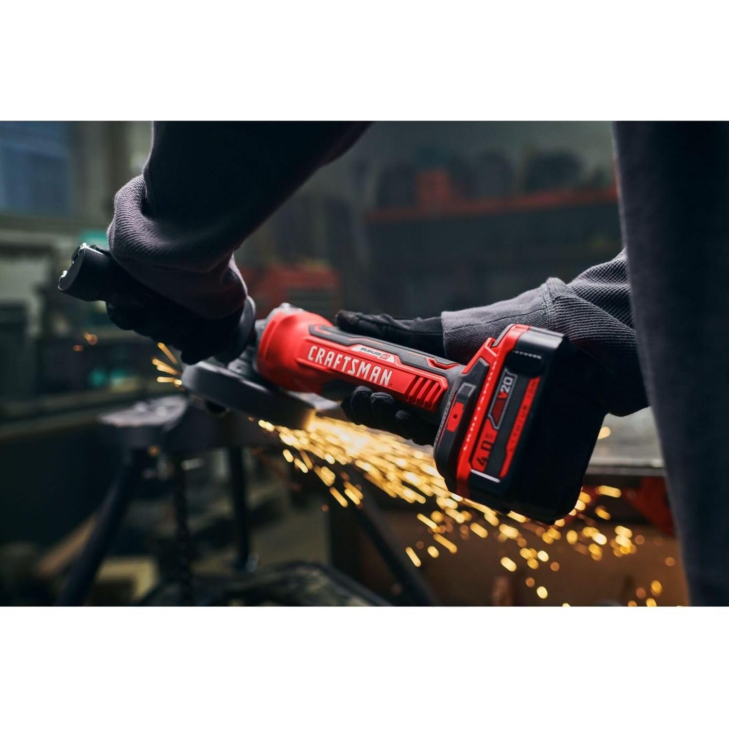 Muela Angular CRAFTSMAN V20 11,43 cm Sin Cable