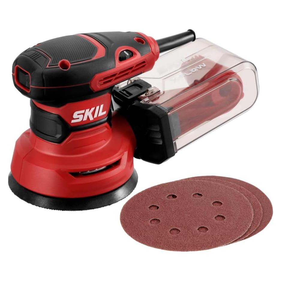 Lijadora Orbital SKIL 5" con Recolección de Polvo