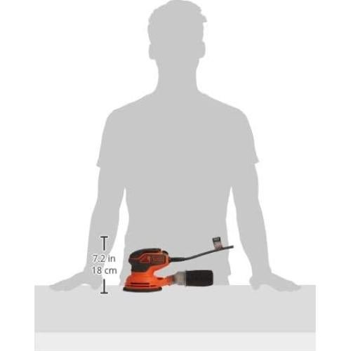 Lijadora Orbital BLACK+DECKER BDERO600 1.28 kg con Cable