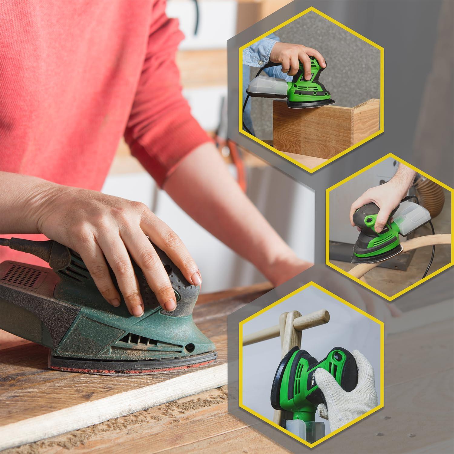 Almohadillas de Lijado S&F 60-220 Grano para Lijadora Mouse