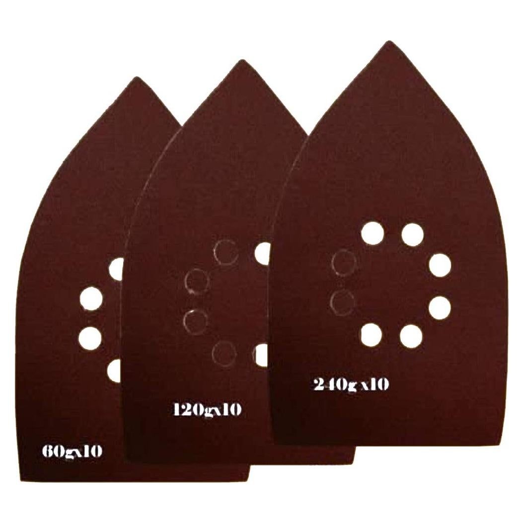 30 Papeles de Lija Detalle Grande Mouse MTP 60-240 Granulaciones