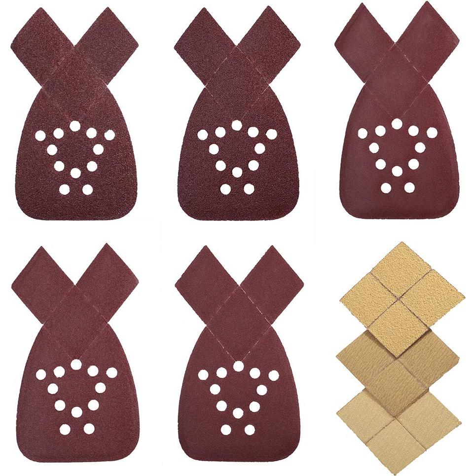 Hojas de Lijado LotFancy 50PCS 60-220 Grano para Black & Decker