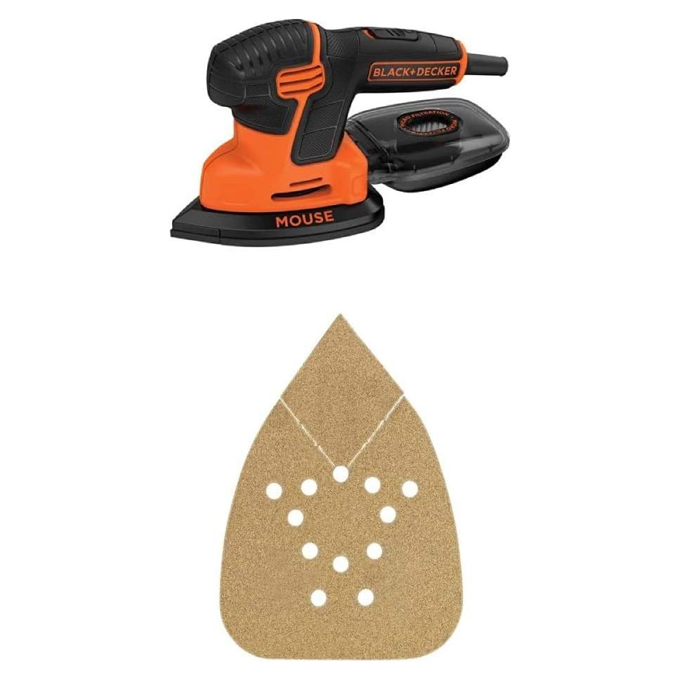 Lijadora de Detalle BLACK+DECKER BDEMS600 2A con 12 Papeles