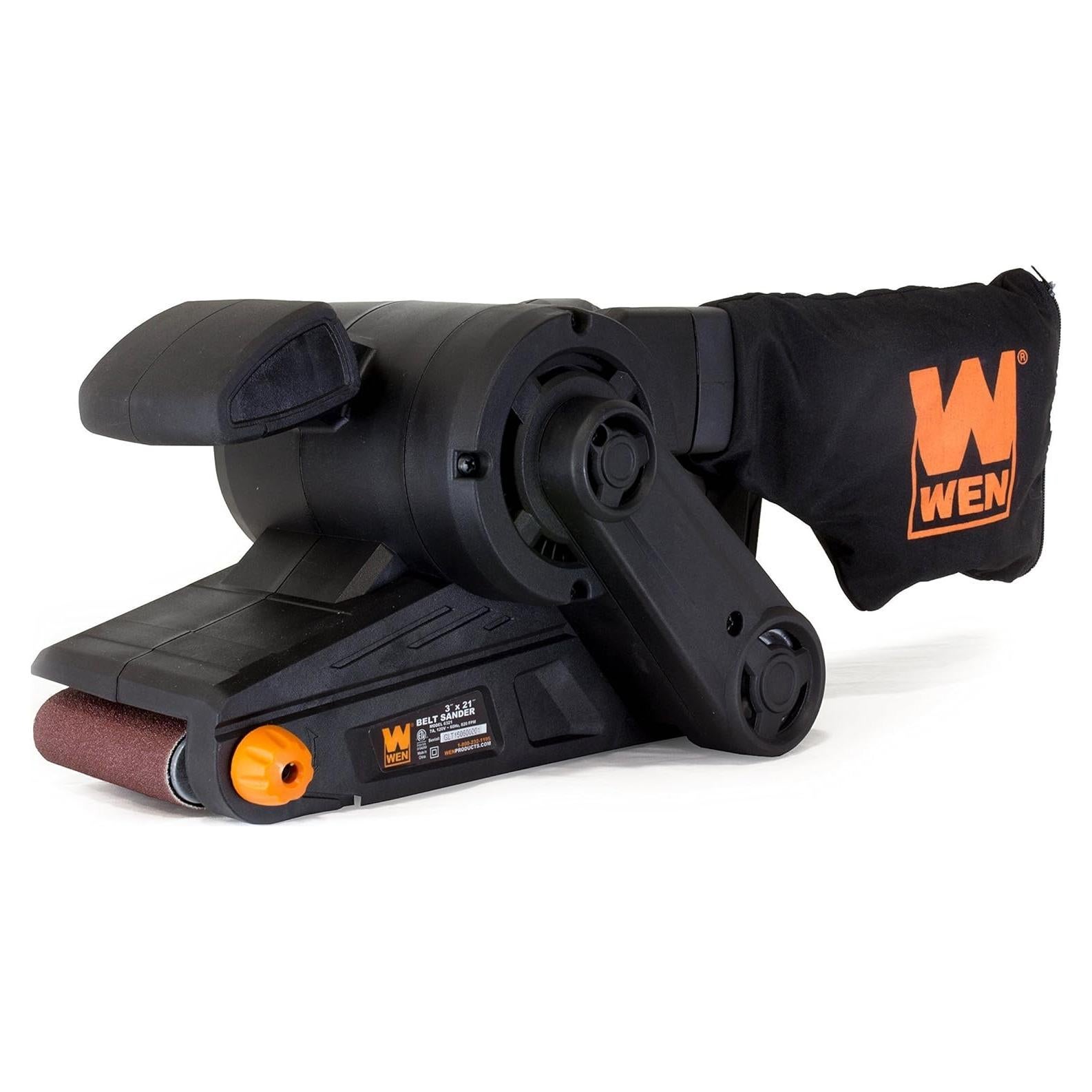 Lijadora de Banda WEN 6321 3x21" 7A con Bolsa de Polvo