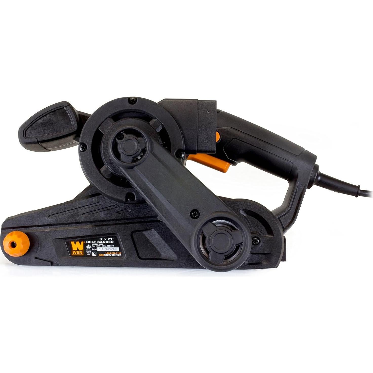 Lijadora de Banda WEN 6321 3x21" 7A con Bolsa de Polvo