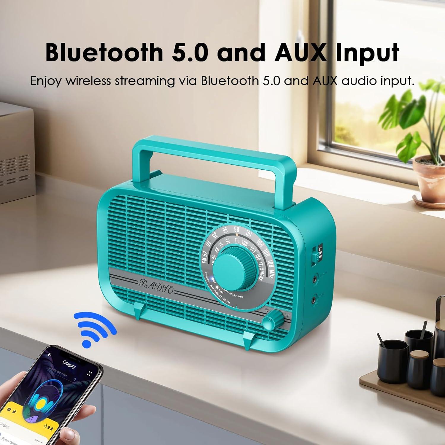Radio portátil Bluetooth Audiocrazy AC-BT2210 Verde