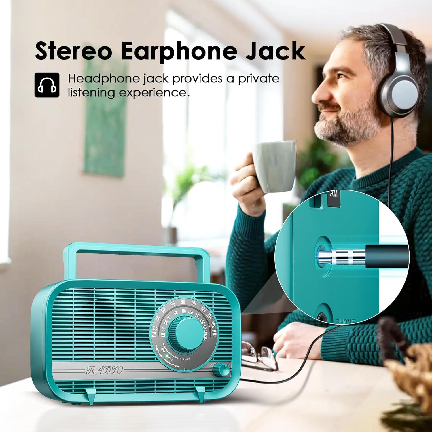 Radio portátil Bluetooth Audiocrazy AC-BT2210 Verde