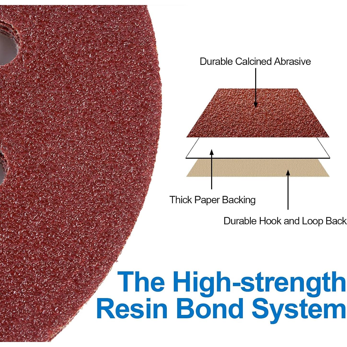 Discos de Lijado 12.7 cm MIDO Professional 72 Piezas Variadas