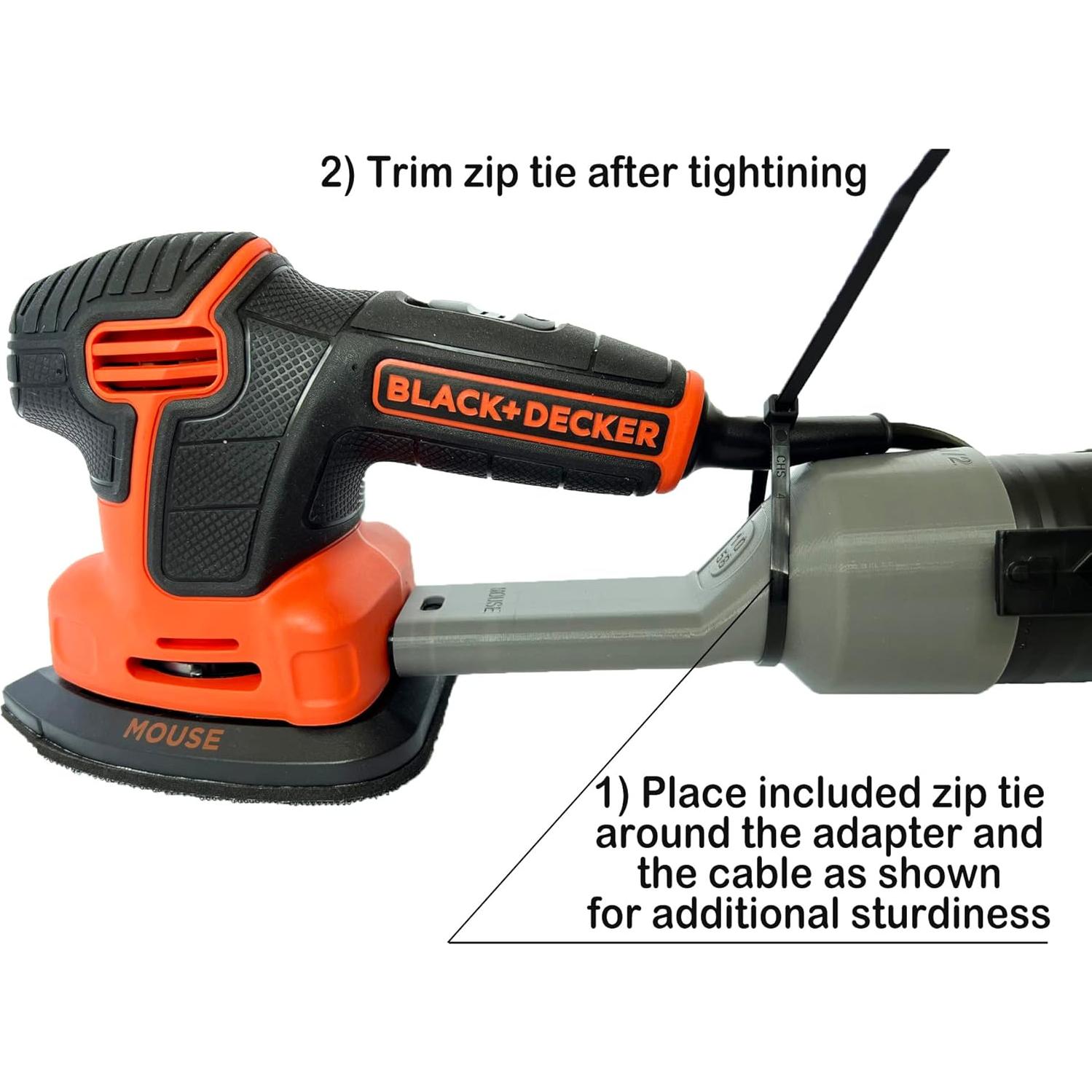 Adaptador de Manguera 1058 Designs para Lijadora BLACK+DECKER