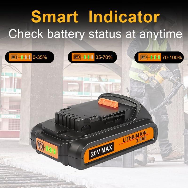 Batería 20V 3.0Ah ORHFS para Black and Decker LB20 LBX20